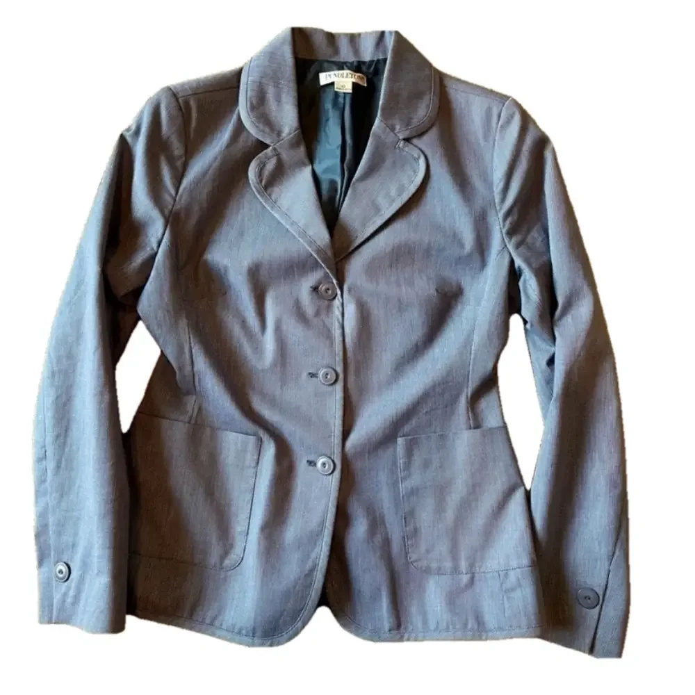 Pendelton Vintage Three Button Blue Women's Size 10 Blazer